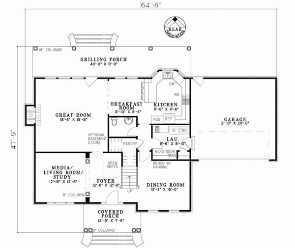 Main Floor Plan: 12-705