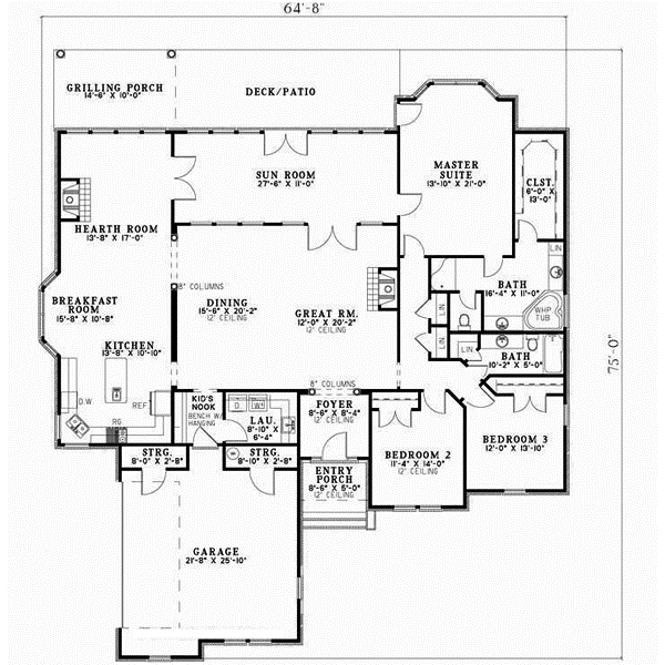 Main Floor Plan: 12-708