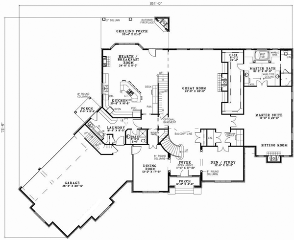 Main Floor Plan: 12-711