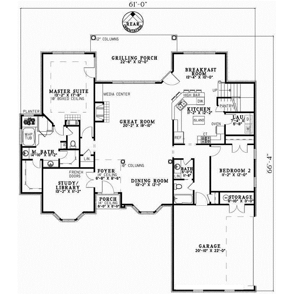 Main Floor Plan: 12-713