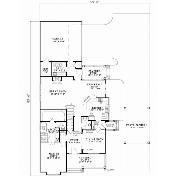 Main Floor Plan: 12-721