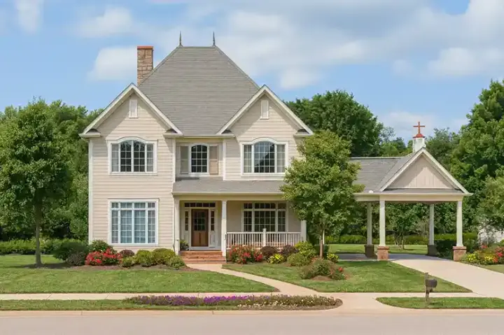 Traditional house plans 12-722 - front exterior, 2,990 sq ft, 4 bed, 3 bath house plans | Monster House Plans