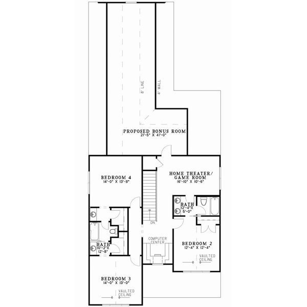 Upper/Second Floor Plan: 12-722