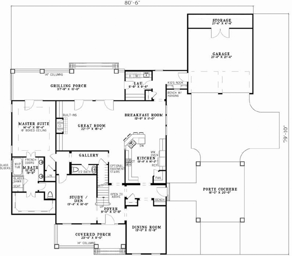 Main Floor Plan: 12-723