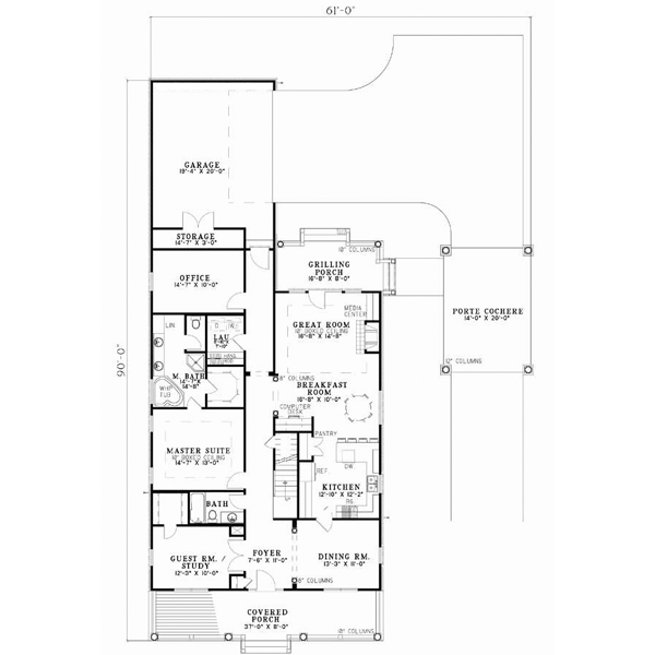 Main Floor Plan: 12-729