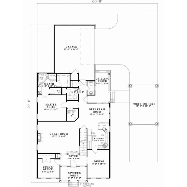 Main Floor Plan: 12-734