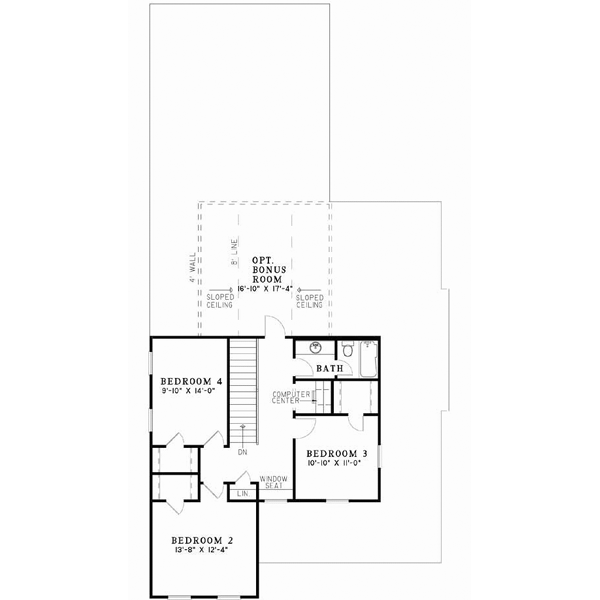 Upper/Second Floor Plan: 12-736
