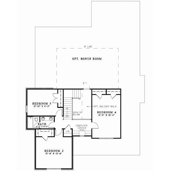 Upper/Second Floor Plan: 12-739