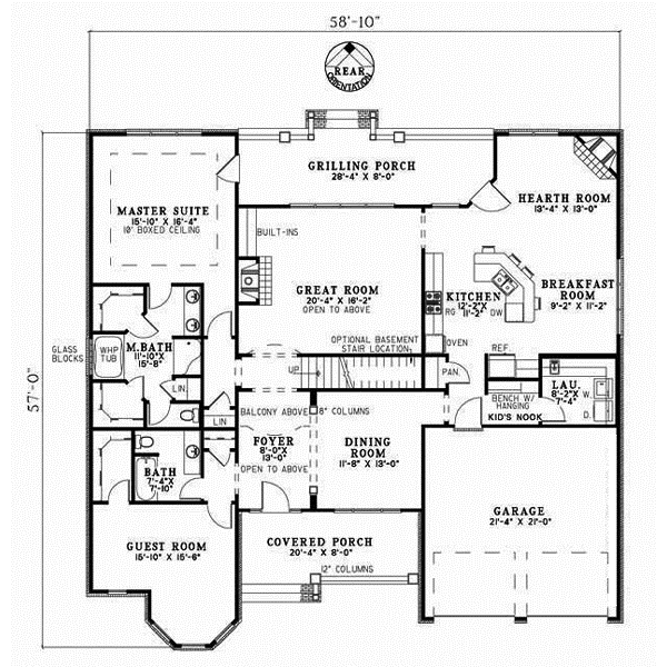 Main Floor Plan: 12-744