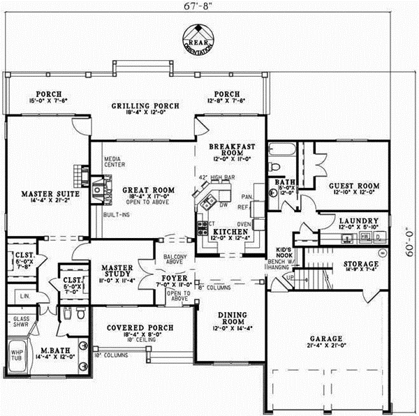 Main Floor Plan: 12-748