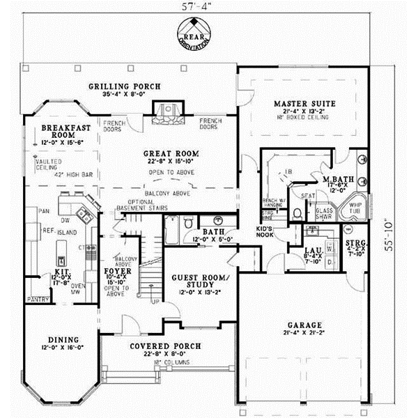Main Floor Plan: 12-750