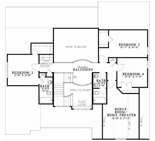 Upper/Second Floor Plan: 12-751