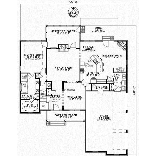 Main Floor Plan: 12-754