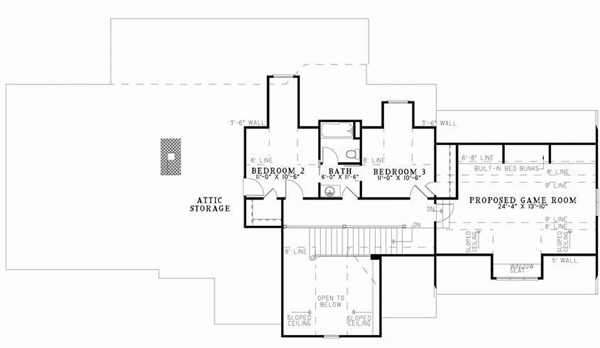 Upper/Second Floor Plan: 12-758