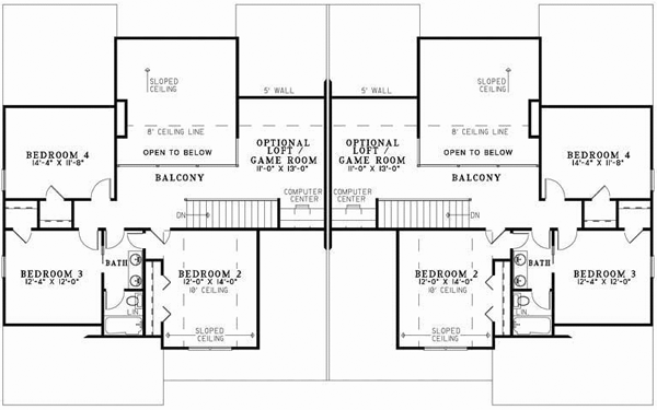 Upper/Second Floor Plan: 12-761