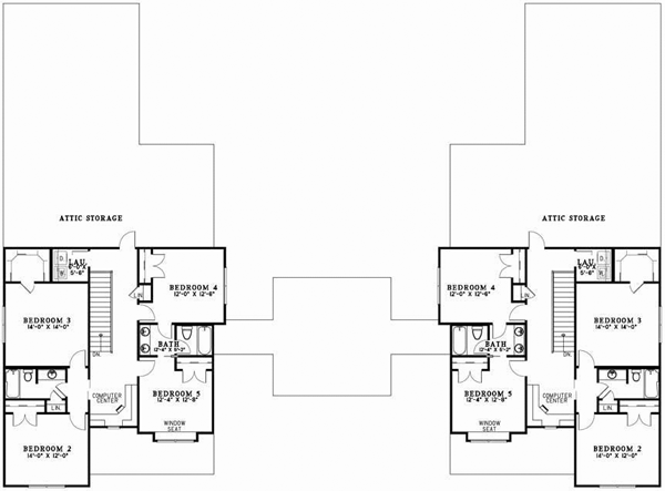 Upper/Second Floor Plan: 12-766