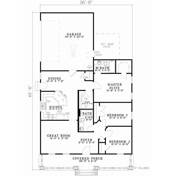 Main Floor Plan: 12-833