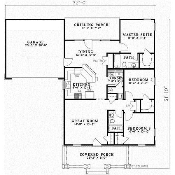 Main Floor Plan: 12-834