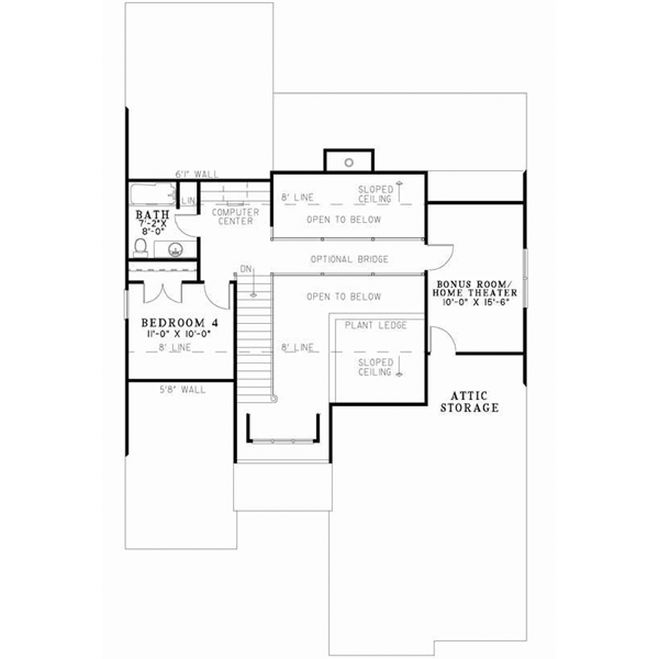 Upper/Second Floor Plan:12-836