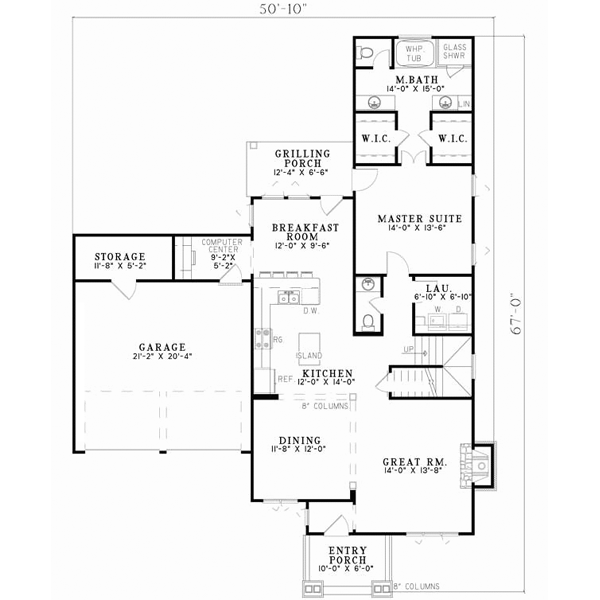 Main Floor Plan: 12-849