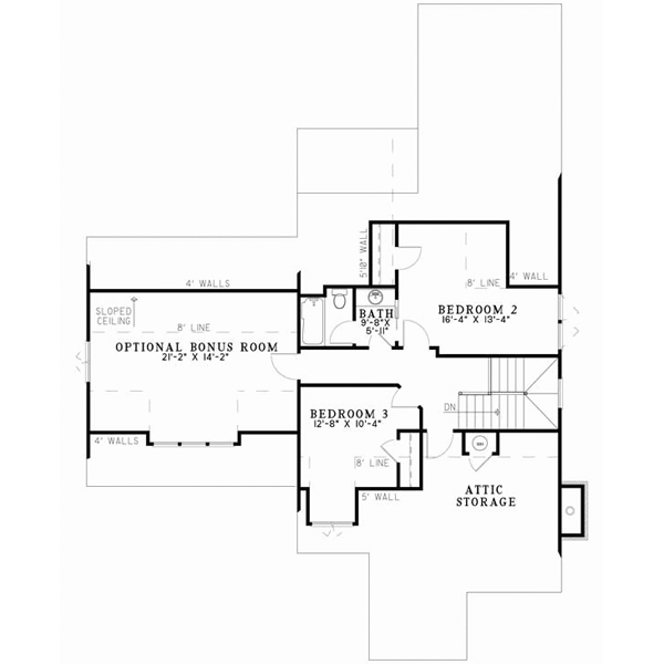 Upper/Second Floor Plan: 12-849