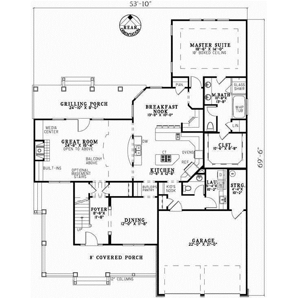 Main Floor Plan: 12-850