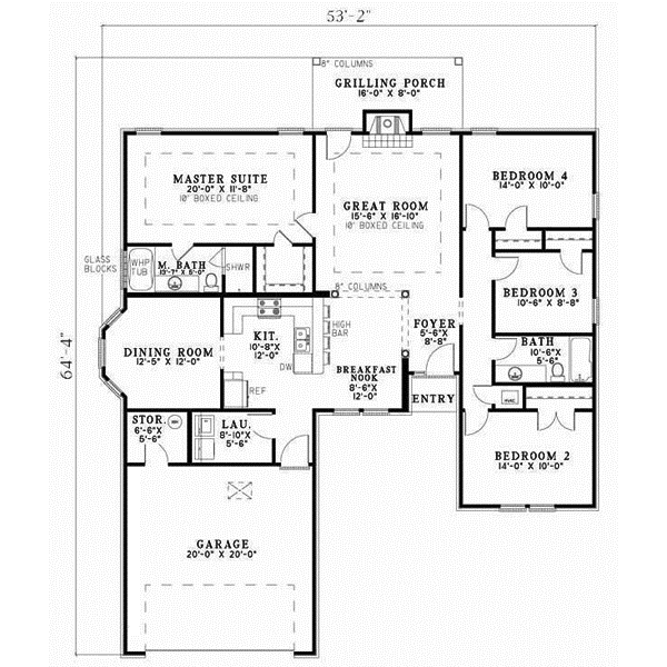 Main Floor Plan: 12-853