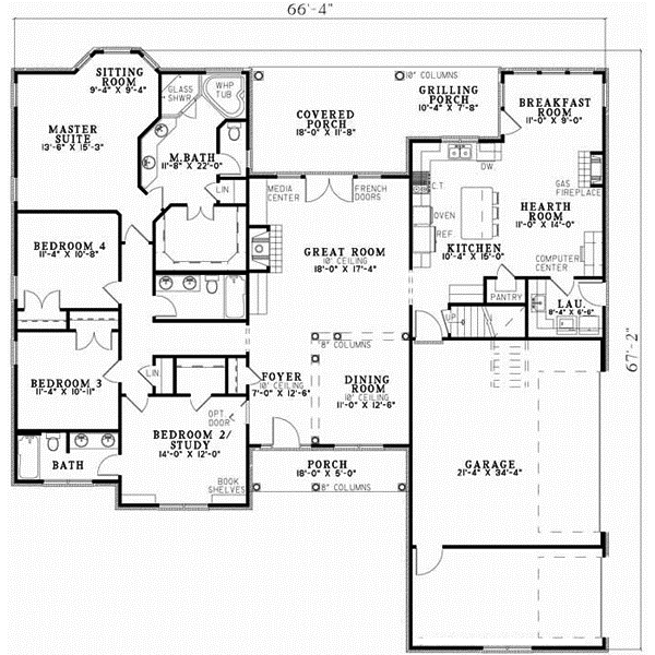 Main Floor Plan: 12-858
