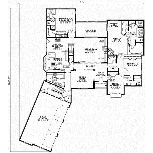 Main Floor Plan: 12-859