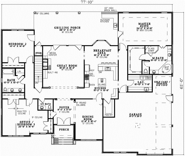 Main Floor Plan: 12-860
