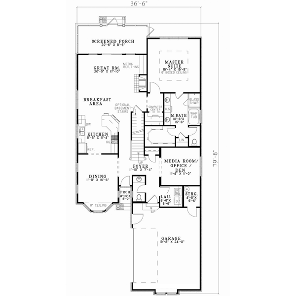 Main Floor Plan: 12-861