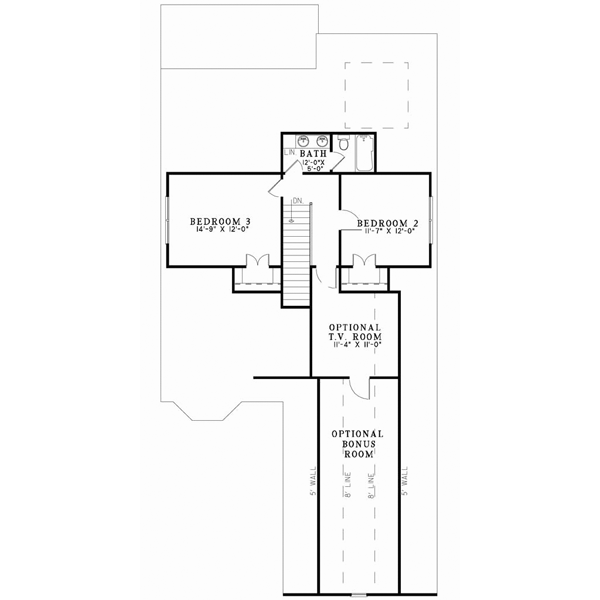 Upper/Second Floor Plan: 12-861