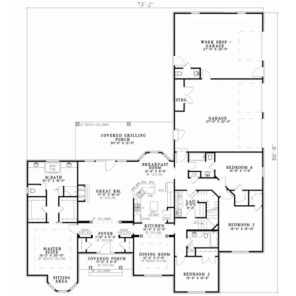 Main Floor Plan: 12-869