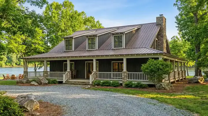 Country house plans 12-872 - front exterior, 3,212 sq ft, 10 bed, 3 bath house plans | Monster House Plans