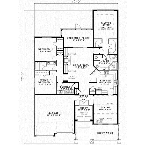 Main Floor Plan: 12-874