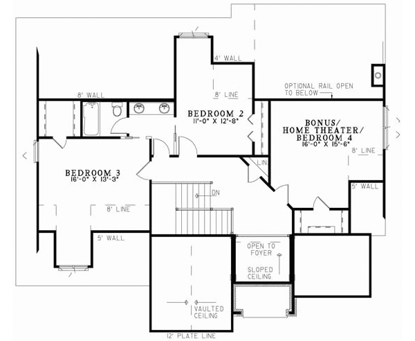 Upper/Second Floor Plan: 12-880