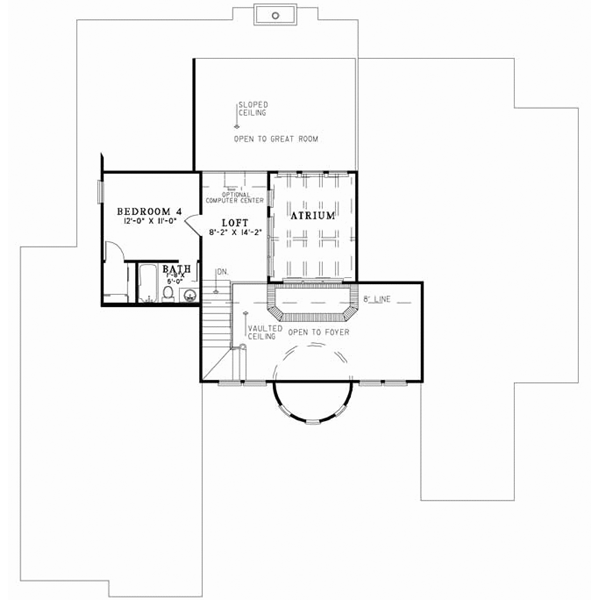 Upper/Second Floor Plan: 12-882