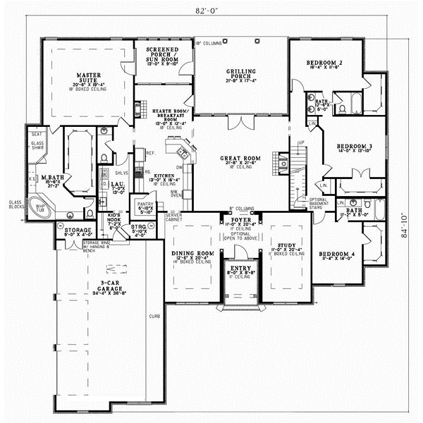 Main Floor Plan: 12-888