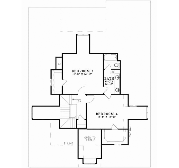 Upper/Second Floor Plan: 12-892