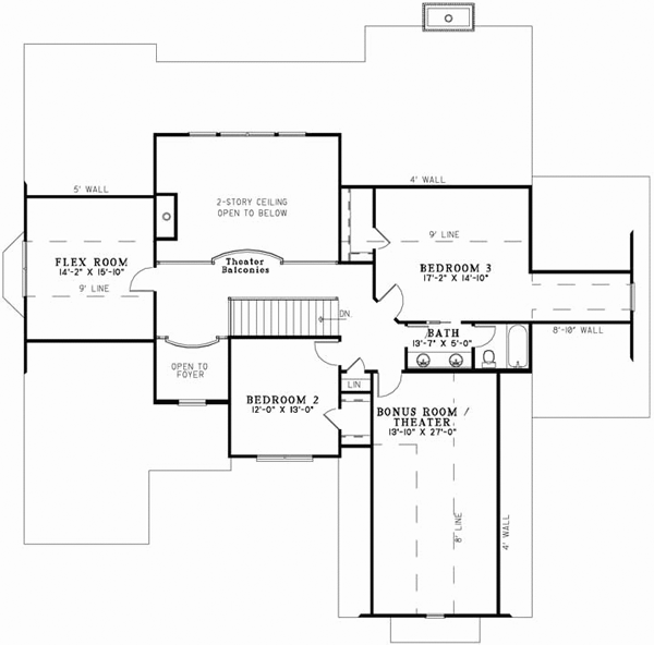 Upper/Second Floor Plan: 12-896