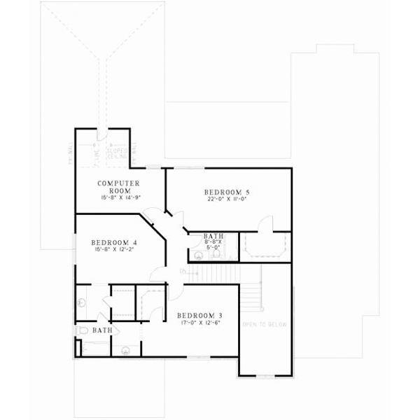 Upper/Second Floor Plan: 12-899