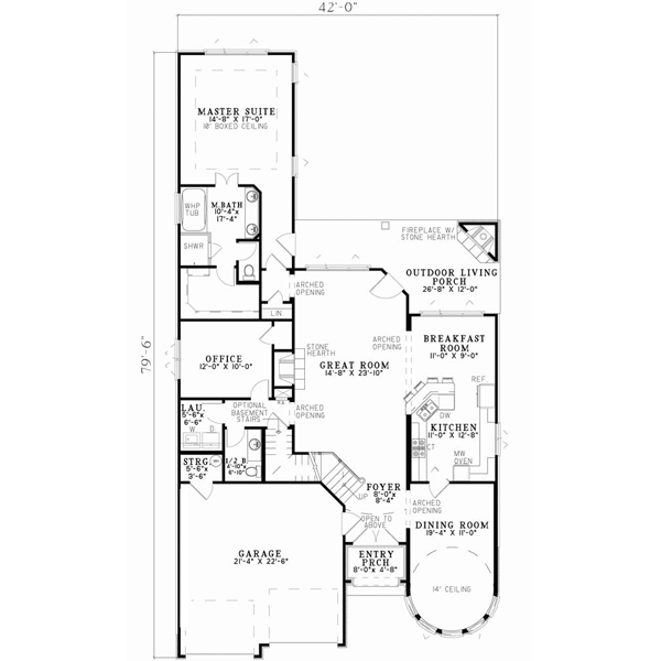 Main Floor Plan: 12-901