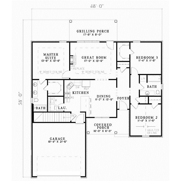 Main Floor Plan: 12-988