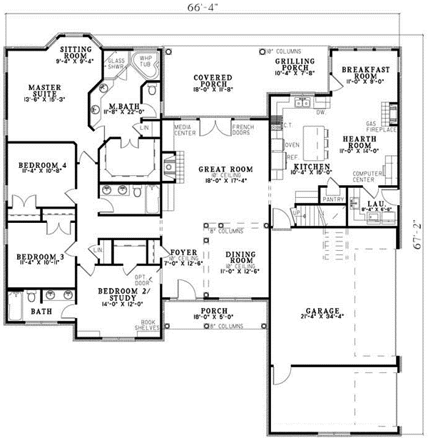 Main Floor Plan: 12-992