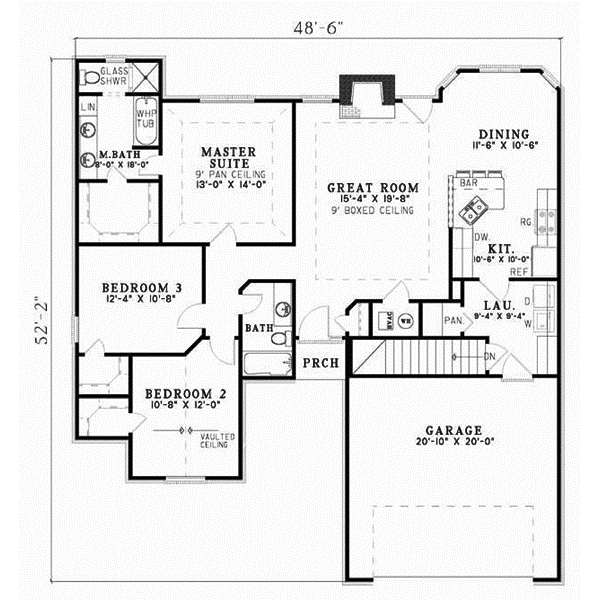 Main Floor Plan: 12-996
