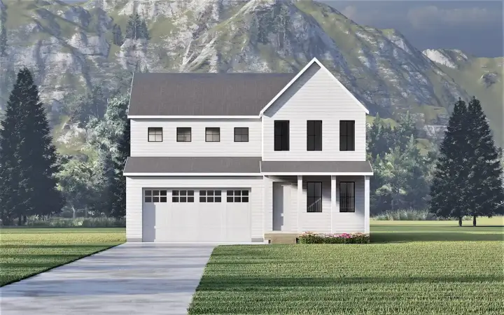 Contemporary house plans 121-160 - front exterior, 2,672 sq ft, 3 bed, 2 bath house plans | Monster House Plans