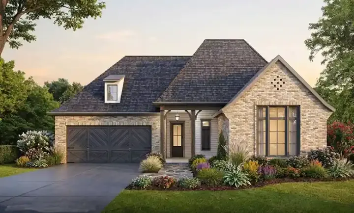 Southern house plans 122-103 - front exterior, 1,793 sq ft, 4 bed, 2 bath house plans | Monster House Plans