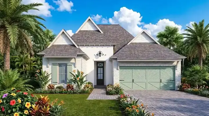 Southern house plans 122-109 - front exterior, 2,021 sq ft, 4 bed, 3 bath house plans | Monster House Plans