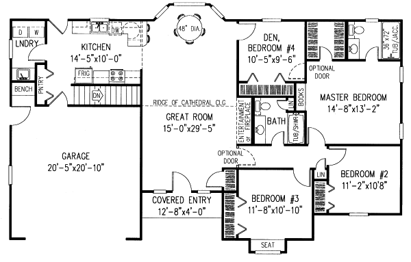 Main Floor Plan: 13-104