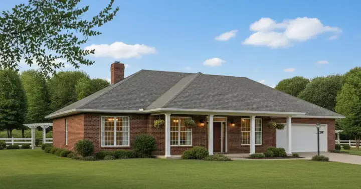 Southern house plans 13-106 - front exterior, 1,969 sq ft, 3 bed, 2 bath house plans | Monster House Plans